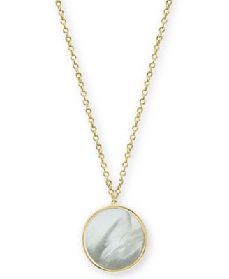 argento vivo medallion necklace