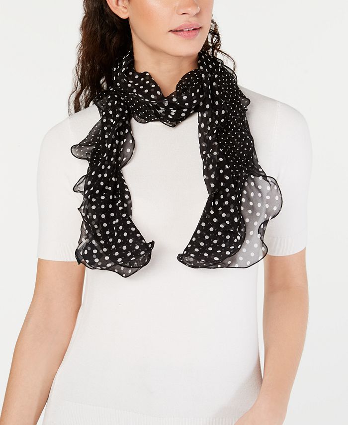 Macys ralph lauren scarf top