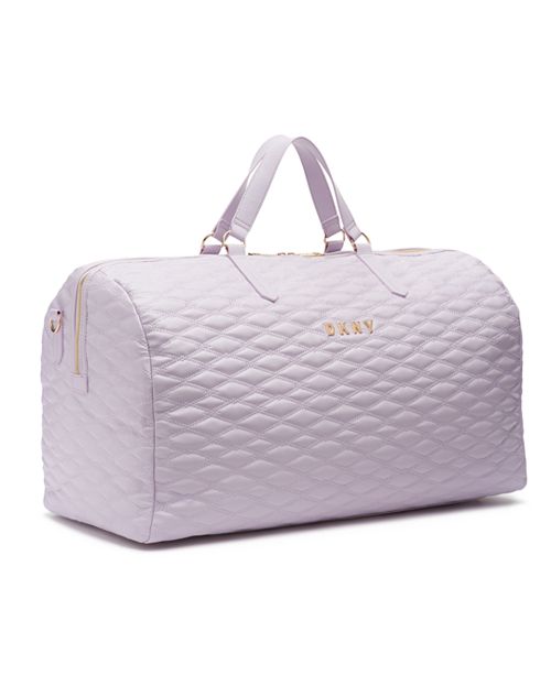 DKNY Allure Quilted Barrel Large Duffel, Created for Macy's & Reviews