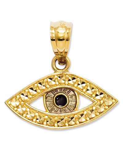 14k Gold Charm, Evil Eye Charm - Jewelry & Watches - Macy's