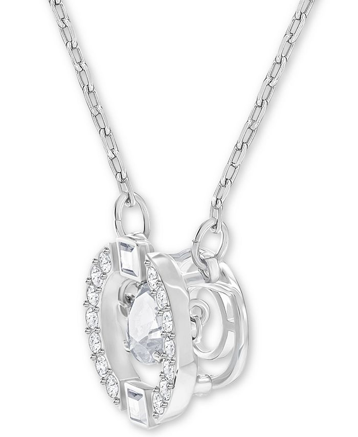 Swarovski Floating Crystal Pendant Necklace Macy's