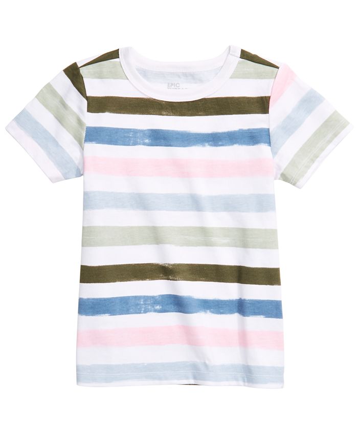 Epic Threads Toddler Boys Stripe T-Shirt, Created for Macy's - Macy's
