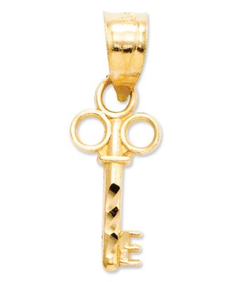 Macy's - 14k Gold Charm, Key Charm