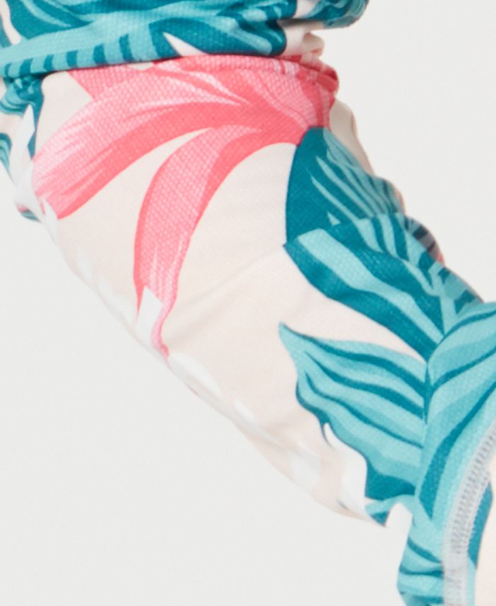 Hurley Juniors' Printed Hooded Rash Guard Macy's