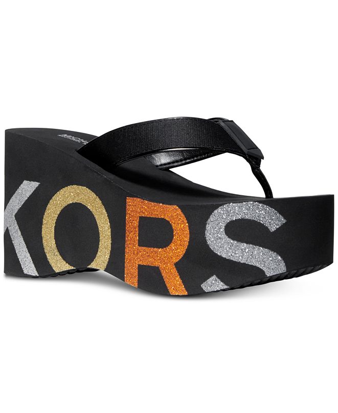 michael kors benny flip flop