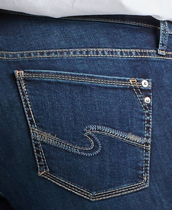 Silver Jeans Co. Plus Size Suki Skinny Crop Jeans & Reviews - Jeans ...