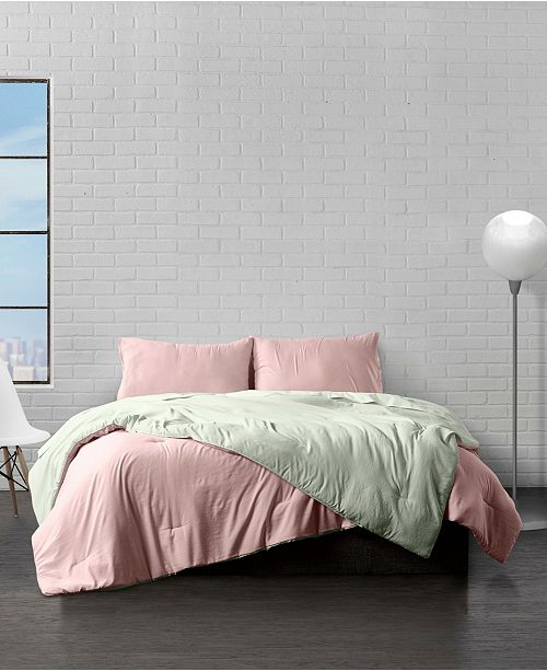 Ella Jayne Reversible Brushed Microfiber Plush Down Alternative