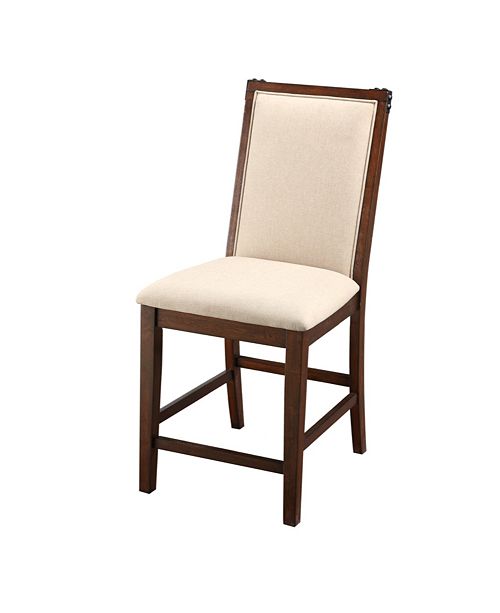 Benzara Rubber Wood High Chair Set Of 2 Reviews Furniture Macy S