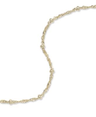 sterling silver anklet chain
