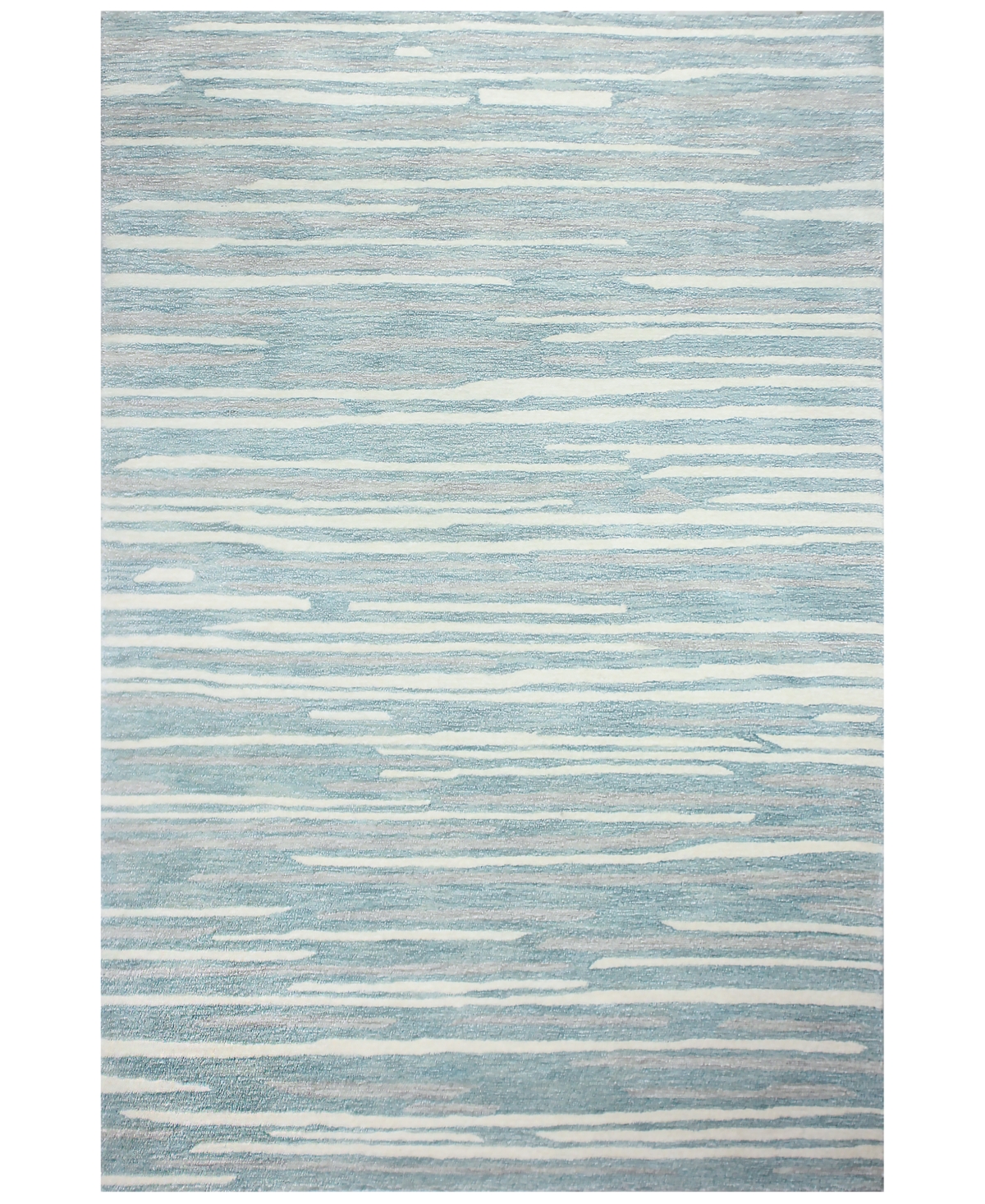 Closeout! Downtown HG363 7'9in x 9'9in Area Rug - Aqua