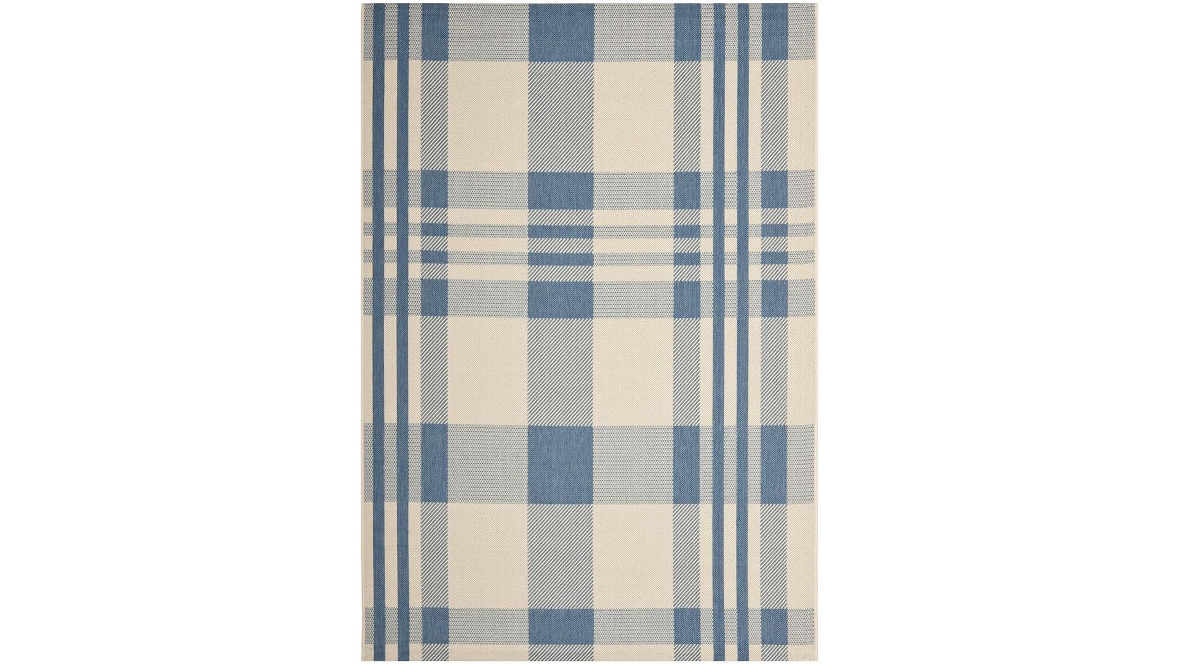 Safavieh Courtyard Beige Blue Area Rug Collection