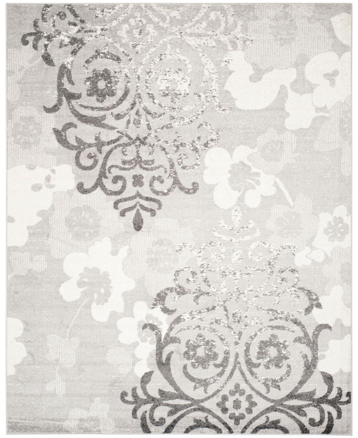 Safavieh Adirondack Silver and Ivory 9' x 12' Area Rug - Silver
