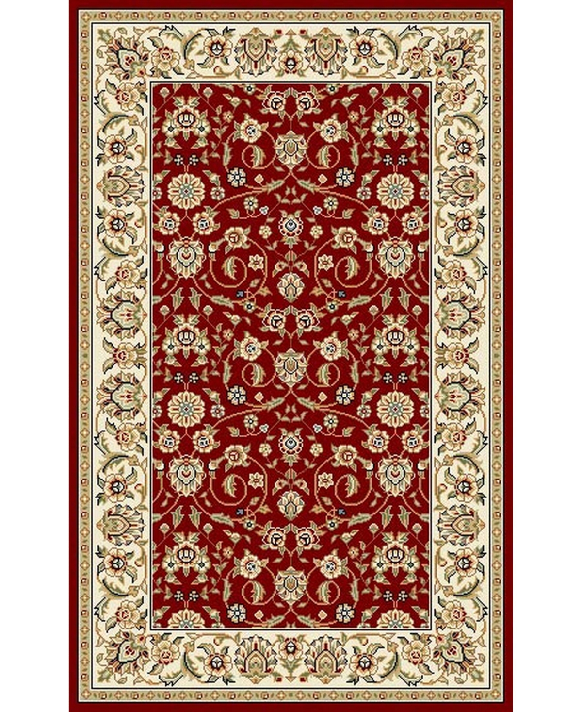 Safavieh Lyndhurst Red and Ivory 10' x 14' Area Rug - Red Group