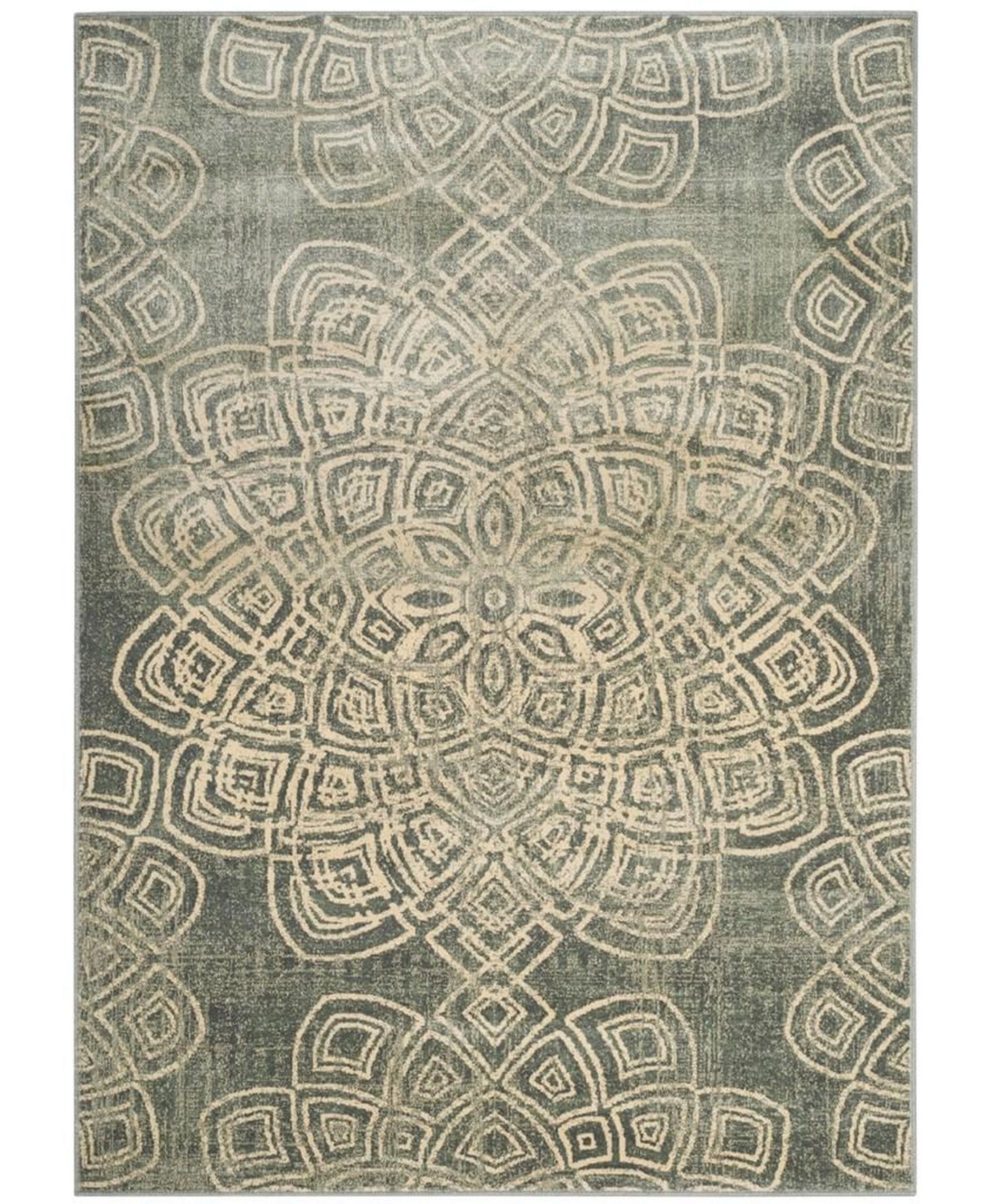 Safavieh Constellation Vintage Light Gray and Multi 5'3in x 7'6in Area Rug - Light Grey