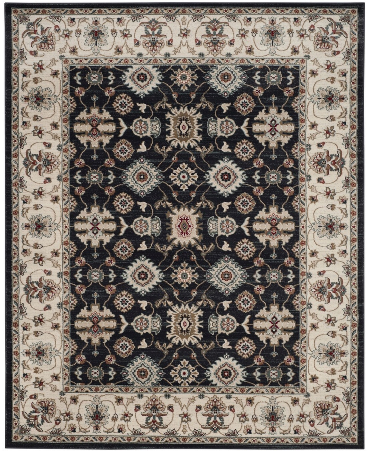 Safavieh Lyndhurst Navy and Creme 8' x 10' Area Rug - Blue Group
