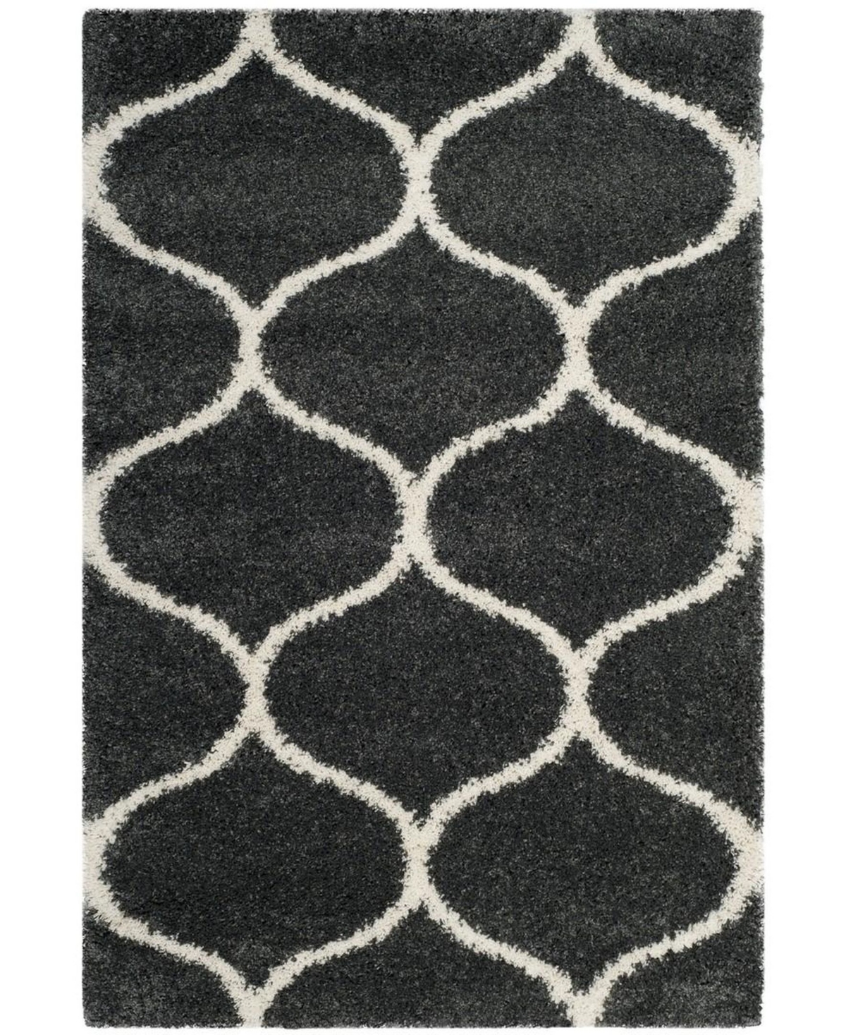 Safavieh Hudson 6' x 9' Area Rug - Dark Grey/Ivory
