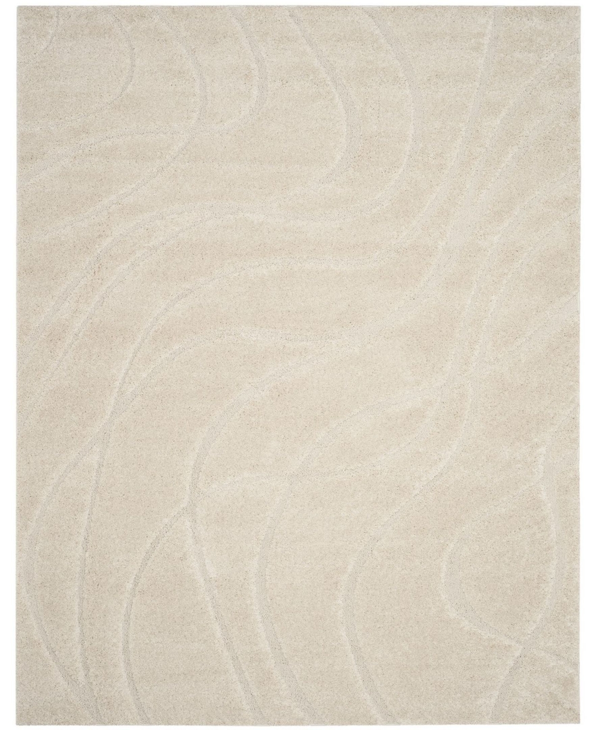 Safavieh Florida Shag 8' x 10' Area Rug - Creme/Creme