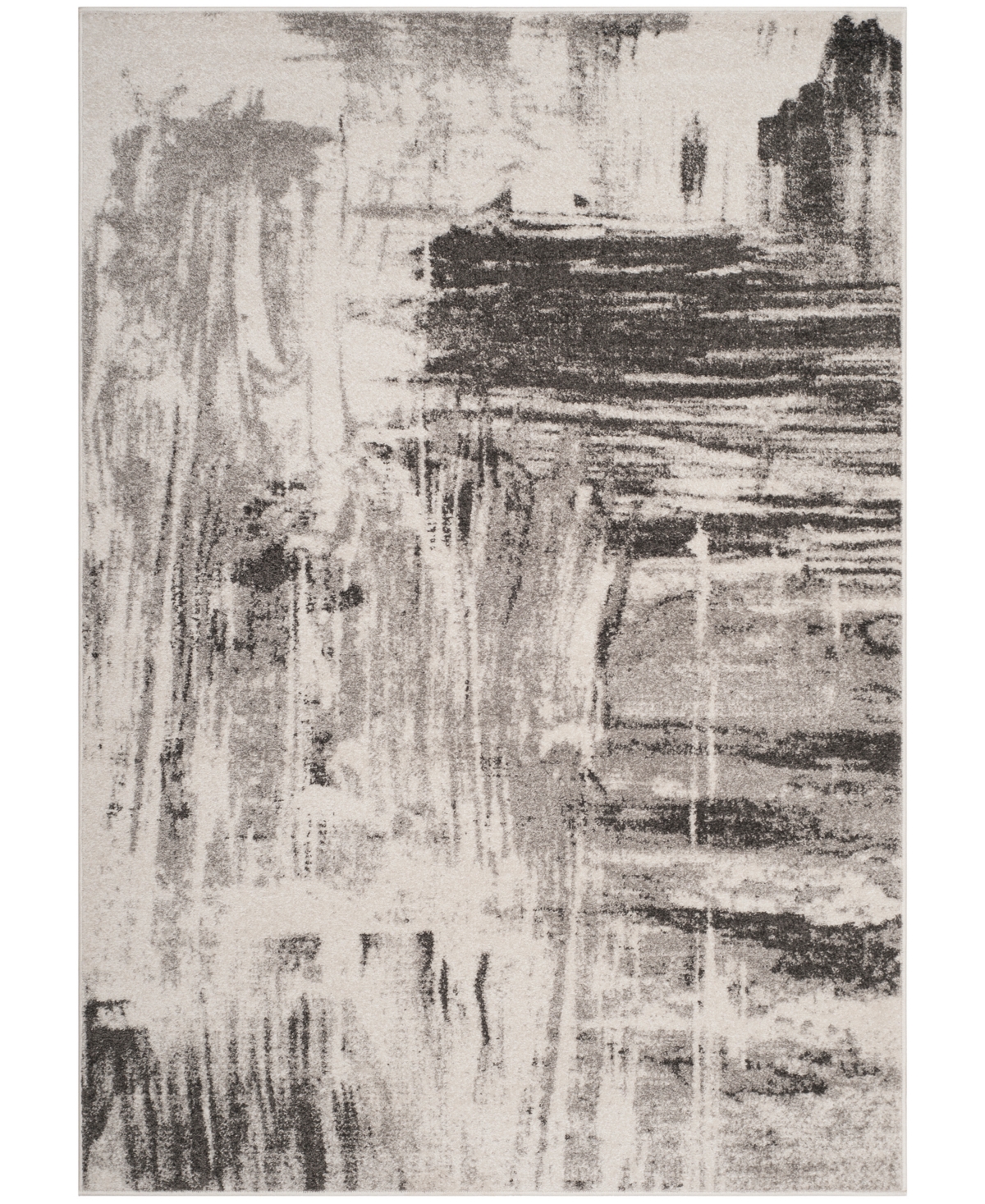 Safavieh Adirondack Ivory and Gray 8' x 10' Area Rug - Ivory