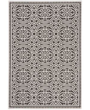 Safavieh Linden Light Gray and Charcoal 5'1