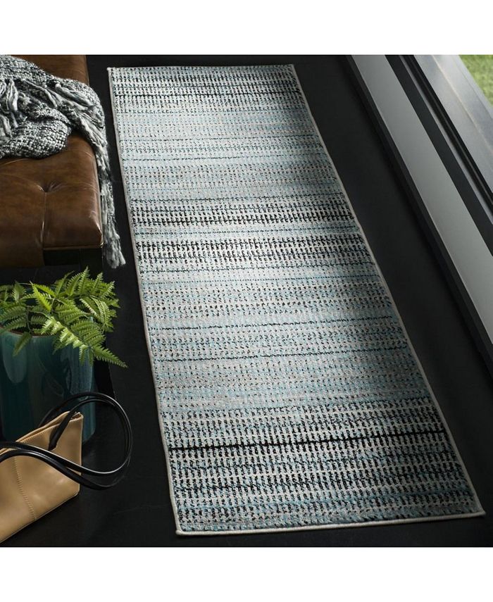 Safavieh Skyler Blue and Grey 2' x 10' Runner Area Rug Macy's