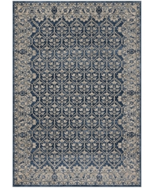 Safavieh Brentwood Navy and Light Gray 6' x 9' Area Rug