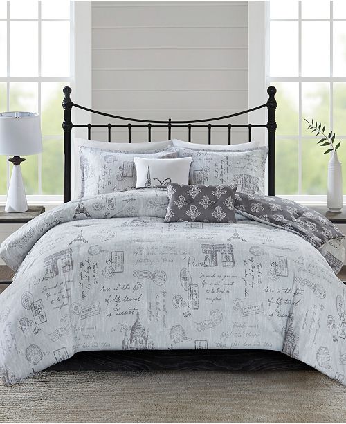 Jla Home 510 Design Marseille King Cal King 5 Piece Reversible