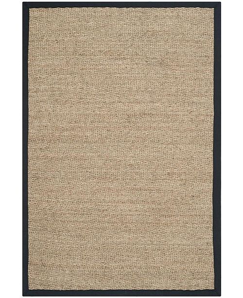 Safavieh Natural Fiber Natural And Black 10 X 14 Sisal Weave