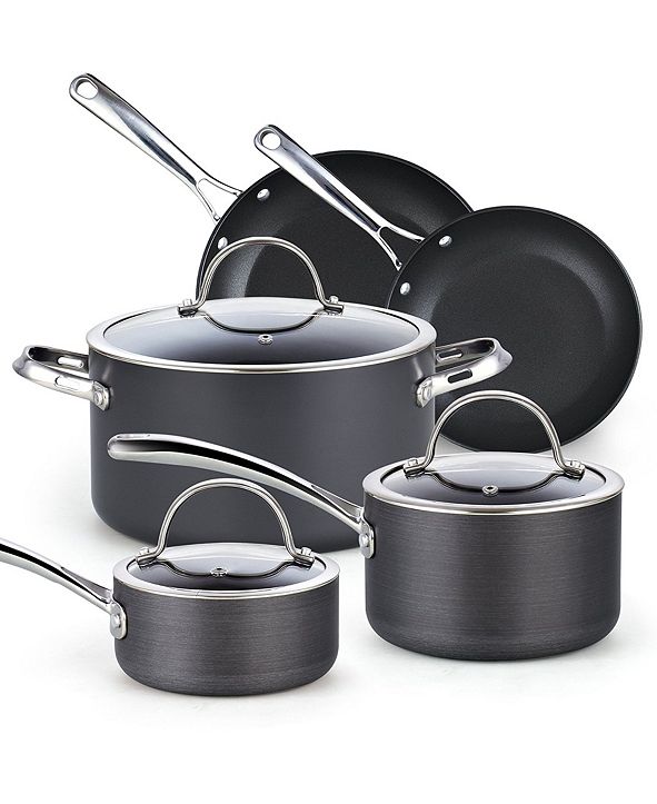 Cooks Standard 8Piece Hard Anodized Nonstick Cookware Set & Reviews