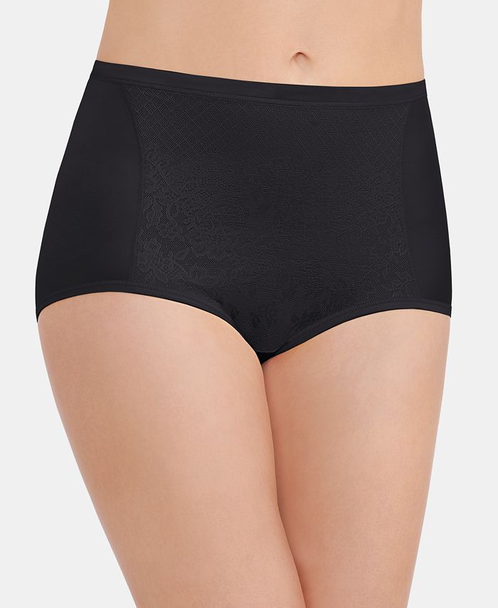 Vanity Fair Women's Smoothing Comfort with Lace Brief Underwear - Macy's