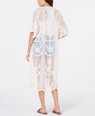 INC International Concepts INC Lace Long Kimono, Created for Macy's