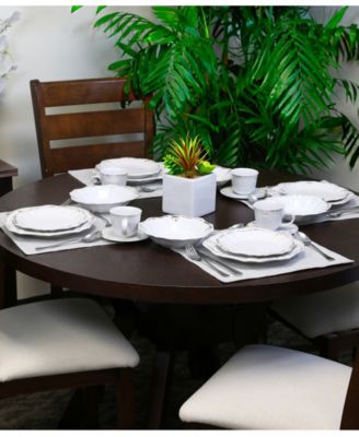 Fleur De Lys 20 Pc. Dinnerware Set, Service for 4