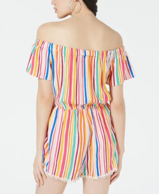 off the shoulder rompers for juniors