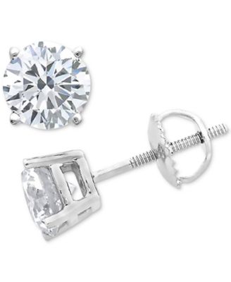 Diamond Stud Earrings (1/10 ct. t.w.) in 10k Gold, White Gold or Rose Gold