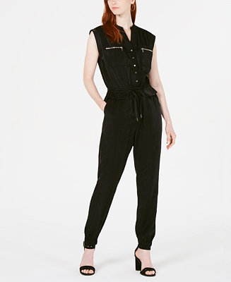 Bar III Utility Jumpsuit, Created for Macy's & Reviews - Pants & Capris ...