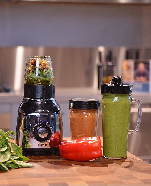 Tribest Glass Personal Single Serving Blender Reviews Small Appliances Kitchen Macy S