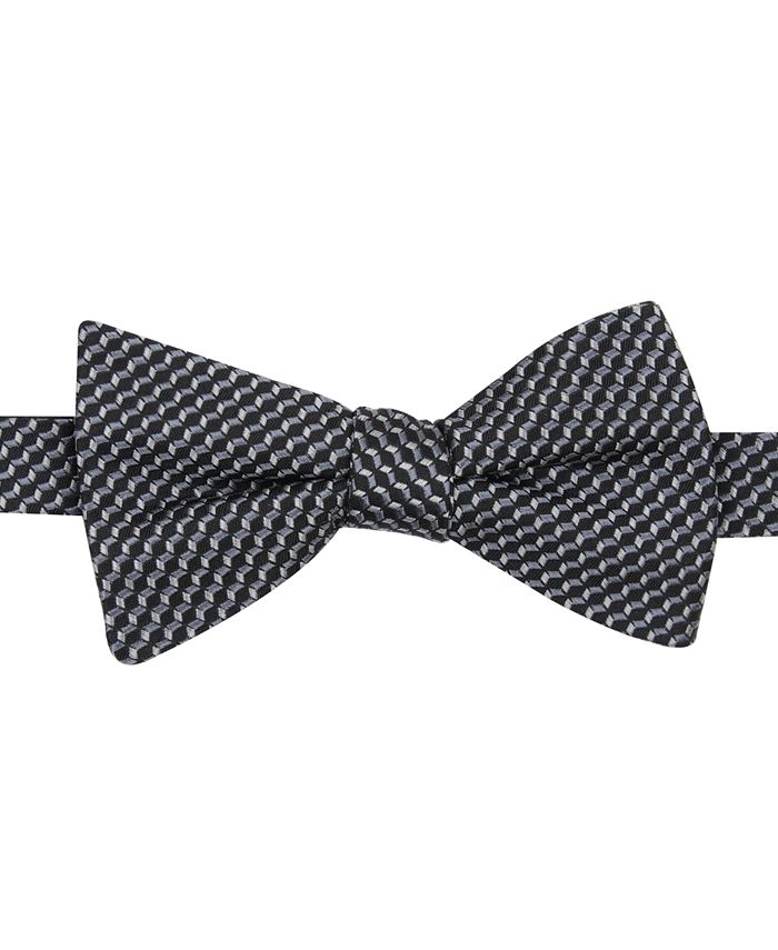 Alfani Men's Mini Neat PreTied Bow Tie & Solid Pocket Square Set