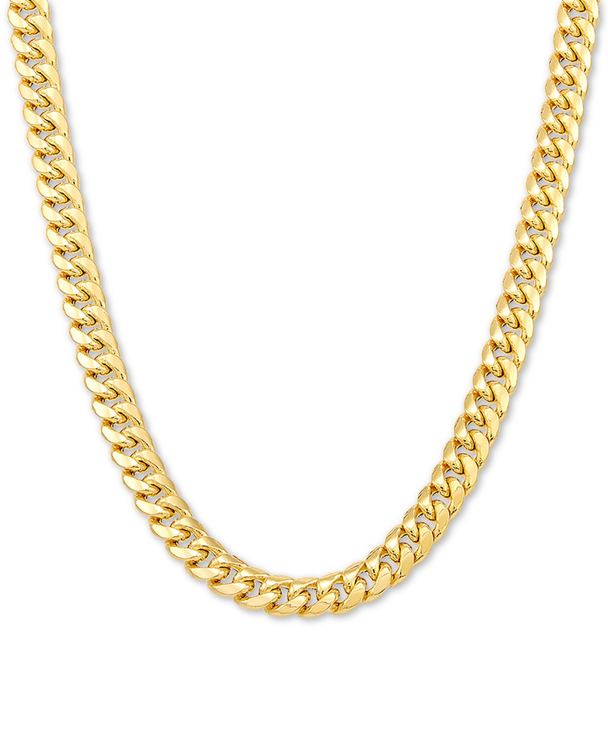 Miami Cuban Link 26" Chain Necklace (6mm) in 10k Gold - Yellow Gold