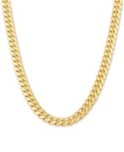 nkjegol Cuban Chain Necklaces Silver/Gold Cuban Link Chains Mens