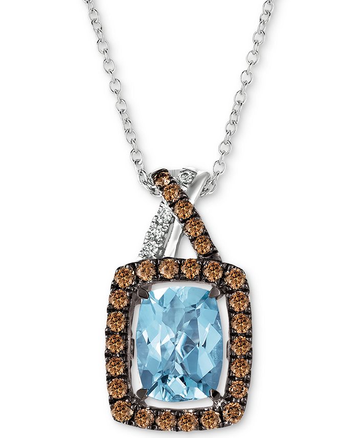 Le vian aquamarine necklace clearance