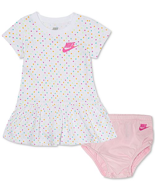 Nike Baby Girls Dot Print Cotton Dress Reviews All Girls