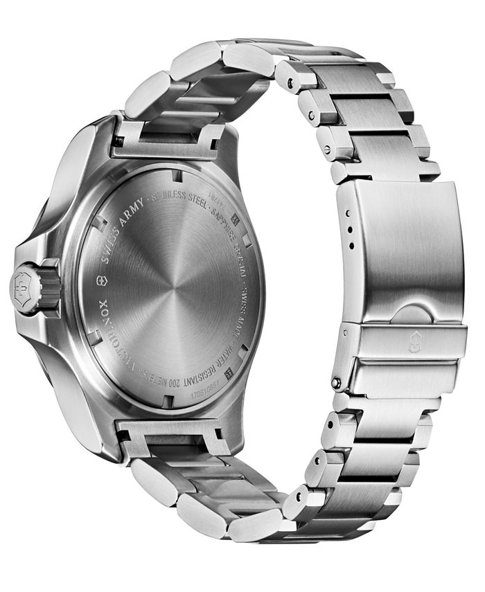 Victorinox - Men's I.N.O.X. Professional Diver Stainless Steel Bracelet Watch 45mm 241781