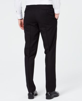 macy's black tuxedo dress