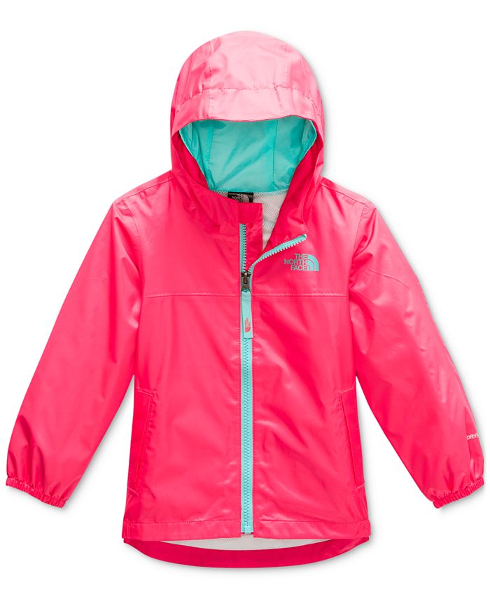 The North Face Toddler Girls Zipline Hooded Rain Jacket Macy's