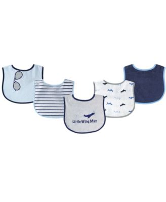 5Pk Terry and PEVA Bibs