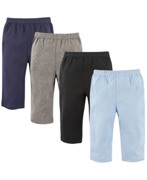 Luvable Friends Pants 4-Pack Boy Solids 0-24 Months