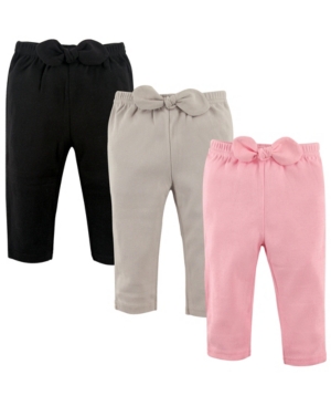 Hudson Baby Baby Waist Bow Pants 3-Pack 2T-5T