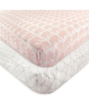 Hudson Baby Fitted Crib Sheets 2-Pack One Size
