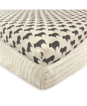 Hudson Baby Fitted Crib Sheets 2-Pack One Size