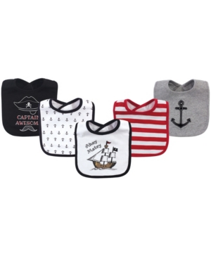 Hudson Baby Drooler Bibs 5-Pack One Size