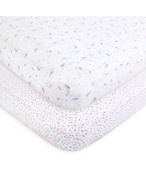 Hudson Baby Fitted Crib Sheets 2-Pack One Size